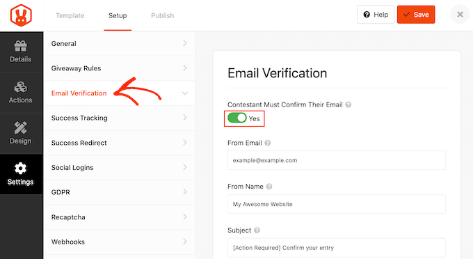 email-verification-giveaway How to enable email verification on your WordPress blog or website